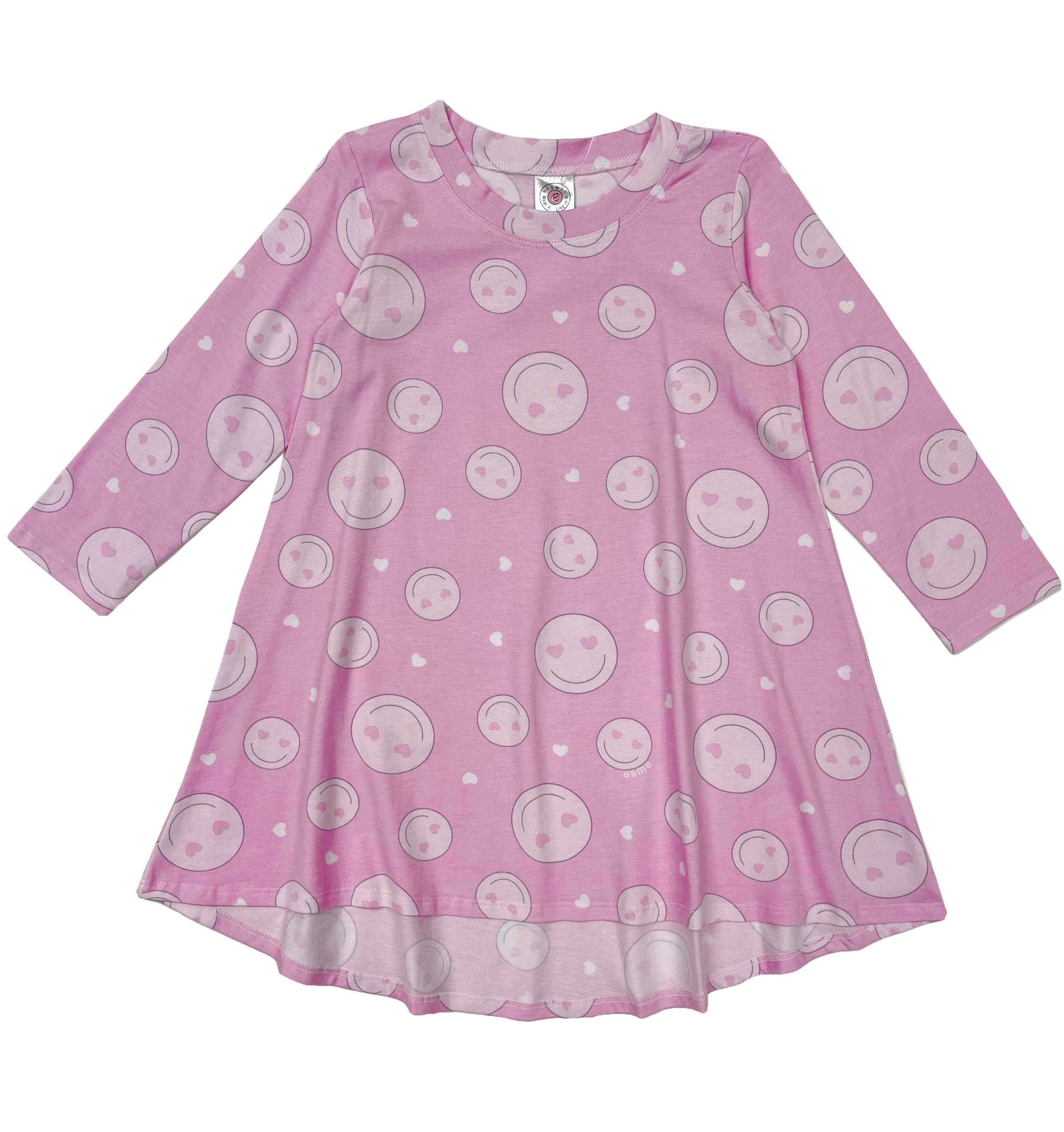 Esme Pink Smiley Hi-low Dress – Chic and Stylin